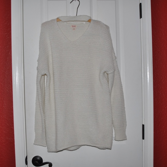 NEW Cream Oversized Choker Neck Sweater Tunic [B8] - Picture 4 of 6